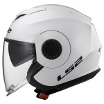 Casco jet LS2 Helmets OF570 VERSO Solid White - Micasco.es - Tu tienda de cascos de moto