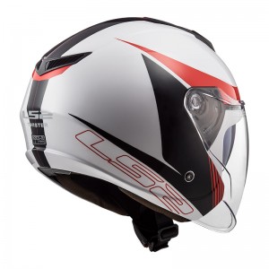 Casco jet LS2 OF573 TWISTER II Plane White Black Red - Micasco.es Casco jet LS2 OF573 TWISTER II Plane White Black Red - Micasco.es - Tu tienda de cascos de moto