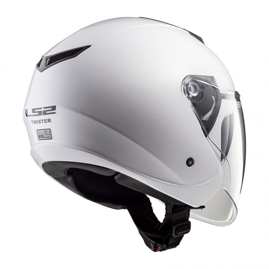 Casco jet LS2 OF573 TWISTER II Solid White - Micasco.es Casco jet LS2 OF573 TWISTER II Solid White - Micasco.es - Tu tienda de cascos de moto