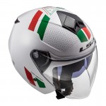 Casco jet LS2 OF573 TWISTER II Combo White Green Red - Micasco.es Casco jet LS2 OF573 TWISTER II Combo White Green Red - Micasco.es - Tu tienda de cascos de moto