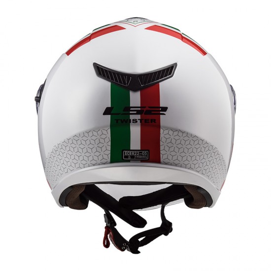 Casco jet LS2 OF573 TWISTER II Combo White Green Red - Micasco.es Casco jet LS2 OF573 TWISTER II Combo White Green Red - Micasco.es - Tu tienda de cascos de moto