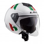Casco jet LS2 OF573 TWISTER II Combo White Green Red - Micasco.es Casco jet LS2 OF573 TWISTER II Combo White Green Red - Micasco.es - Tu tienda de cascos de moto