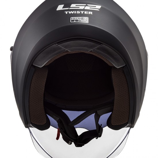 Casco jet LS2 OF573 TWISTER II Solid Matt Black - Micasco.es Casco jet LS2 OF573 TWISTER II Solid Matt Black - Micasco.es - Tu tienda de cascos de moto