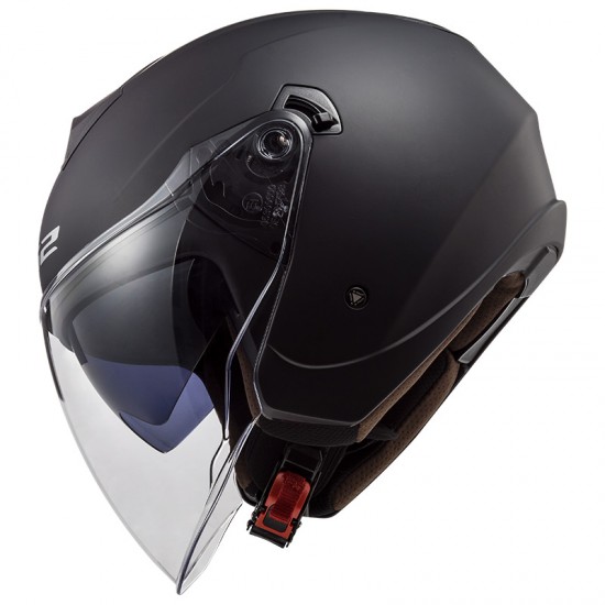 Casco jet LS2 OF573 TWISTER II Solid Matt Black - Micasco.es - Tu tienda de cascos de moto