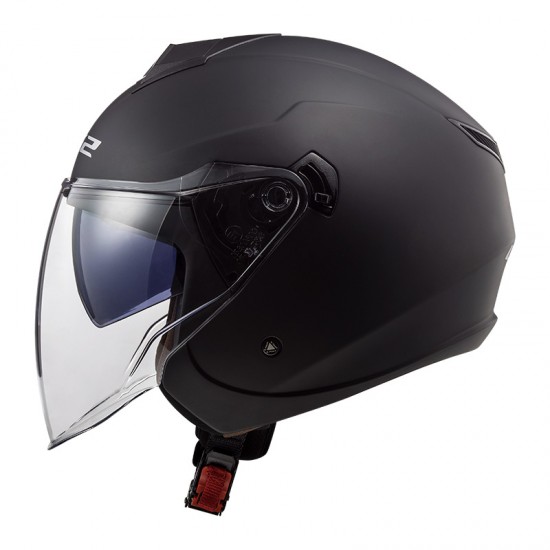 Casco jet LS2 OF573 TWISTER II Solid Matt Black - Micasco.es - Tu tienda de cascos de moto