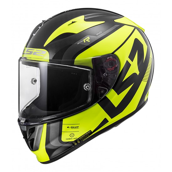 SUPERPFERTA Casco integral LS2 Helmets FF323 ARROW C EVO Sting Black HV Yellow > REGALO: Pantalla ahumada - Micasco.es - Tu tienda de cascos de moto