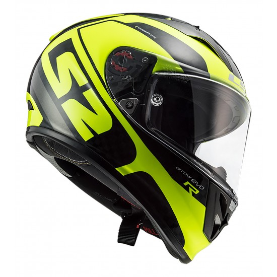 SUPERPFERTA Casco integral LS2 Helmets FF323 ARROW C EVO Sting Black HV Yellow > REGALO: Pantalla ahumada - Micasco.es - Tu tienda de cascos de moto