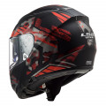 SUPEROFERTA Casco integral LS2 Helmets FF397 VECTOR HPFC EVO Stencil Matt Black Red
