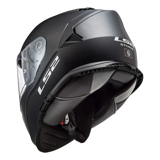 Casco integral LS2 FF800 STORM Solid Matt Black - Micasco.es - Tu tienda de cascos de moto