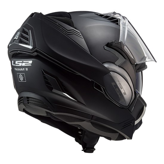 Casco convertible LS2 FF900 Valiant II Matt Black - Micasco.es - Tu tienda de cascos de moto