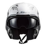 Casco convertible LS2 FF900 Valiant II Solid White - Micasco.es - Tu tienda de cascos de moto