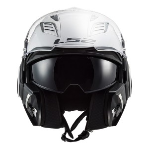 Casco convertible LS2 FF900 Valiant II Solid White - Micasco.es Casco convertible LS2 FF900 Valiant II Solid White - Micasco.es - Tu tienda de cascos de moto