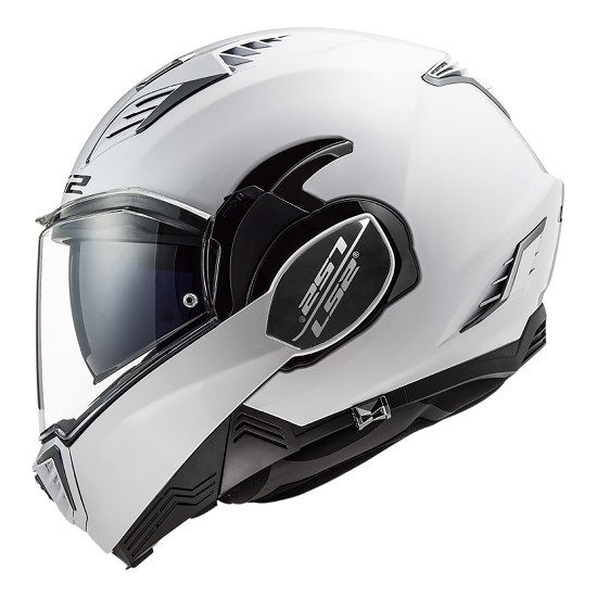 Casco convertible LS2 FF900 Valiant II Solid White - Micasco.es - Tu tienda de cascos de moto