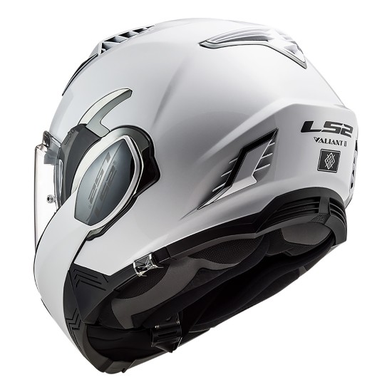 Casco convertible LS2 FF900 Valiant II Solid White - Micasco.es - Tu tienda de cascos de moto