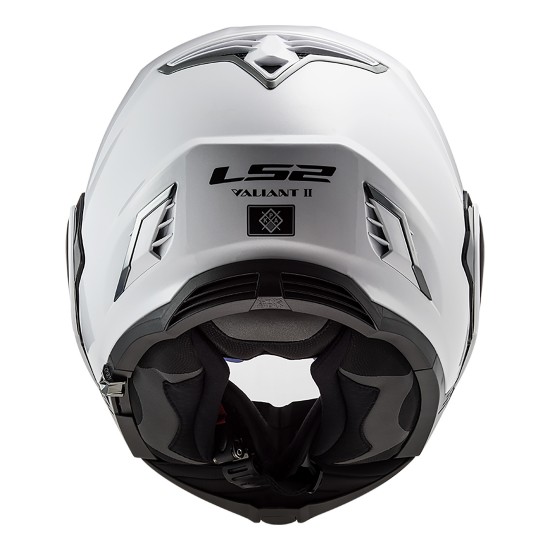 Casco convertible LS2 FF900 Valiant II Solid White - Micasco.es - Tu tienda de cascos de moto