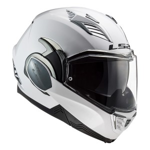 Casco convertible LS2 FF900 Valiant II Solid White - Micasco.es Casco convertible LS2 FF900 Valiant II Solid White - Micasco.es - Tu tienda de cascos de moto