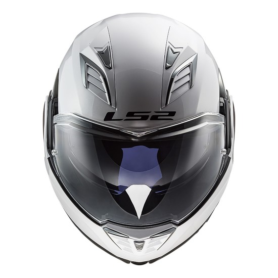 Casco convertible LS2 FF900 Valiant II Solid White - Micasco.es - Tu tienda de cascos de moto