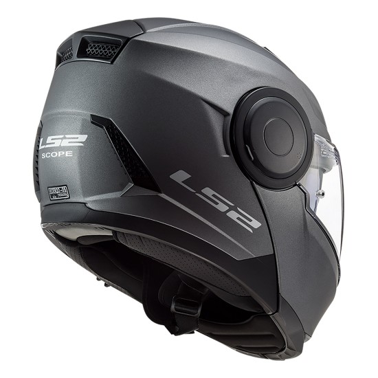 Casco Convertible LS2 ff902 SCOPE Solid Matt Titanium - Micasco.es - Tu tienda de cascos de moto