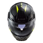 Casco Convertible LS2 ff902 SCOPE Skid Black HV Yellow - Micasco.es - Tu tienda de cascos de moto