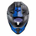 SUPEROFERTA Casco offroad LS2 Helmets MX436 PIONEER EVO Cobra Matt Black Blue