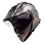 Casco offroad LS2 Helmets MX436 PIONEER EVO Knight Titanium Fluo Orange - Micasco.es - Tu tienda de cascos de moto