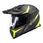 Casco offroad LS2 Helmets MX436 PIONEER EVO Router Matt Black HV Yellow - Micasco.es - Tu tienda de cascos de moto