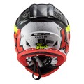 SUPEROFERTA Casco cross/enduro LS2 Helmets MX437 FAST EVO Crusher Black Red