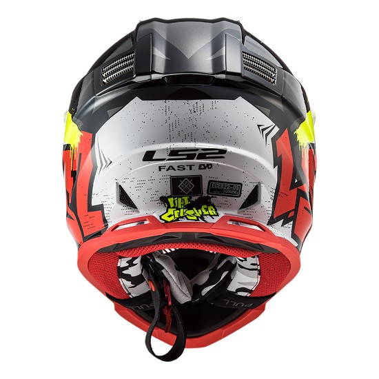 SUPEROFERTA Casco cross/enduro LS2 Helmets MX437 FAST EVO Crusher Black Red - Micasco.es SUPEROFERTA Casco cross/enduro LS2 Helmets MX437 FAST EVO Crusher Black Red - Micasco.es - Tu tienda de cascos de moto