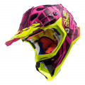 SUPEROFERTA Casco cross/enduro LS2 Helmets MX470 SUBVERTER Troop Matt Pink HV Yellow