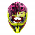 SUPEROFERTA Casco cross/enduro LS2 Helmets MX470 SUBVERTER Troop Matt Pink HV Yellow