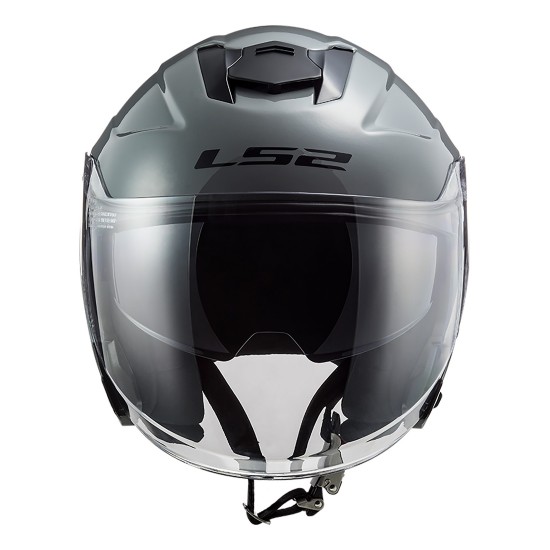 Casco jet LS2 Helmets OF521 INFINITY SOLID Nardo Grey - Micasco.es - Tu tienda de cascos de moto