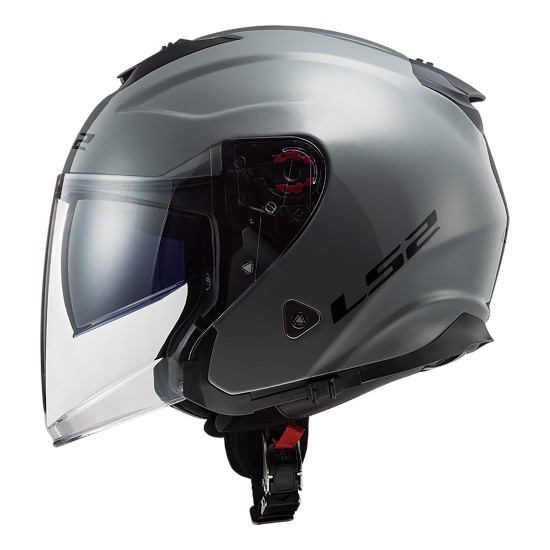 Casco jet LS2 Helmets OF521 INFINITY SOLID Nardo Grey - Micasco.es - Tu tienda de cascos de moto