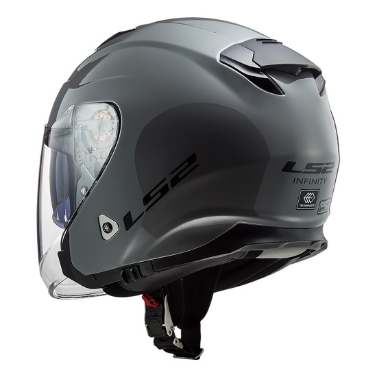 Casco jet LS2 Helmets OF521 INFINITY SOLID Nardo Grey - Micasco.es - Tu tienda de cascos de moto