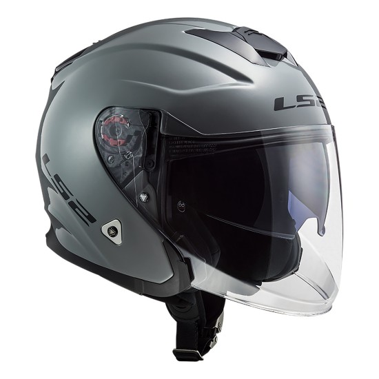 Casco jet LS2 Helmets OF521 INFINITY SOLID Nardo Grey - Micasco.es - Tu tienda de cascos de moto