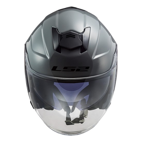 Casco jet LS2 Helmets OF521 INFINITY SOLID Nardo Grey - Micasco.es - Tu tienda de cascos de moto