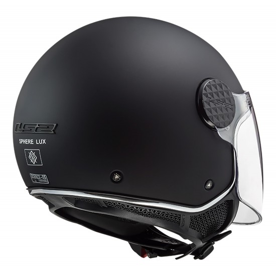 Casco jet LS2 Helmets OF558 SPHERE LUX Matt Black - Micasco.es - Tu tienda de cascos de moto