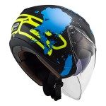 Casco jet LS2 OF573 TWISTER II Xover Matt Black Blue - Micasco.es Casco jet LS2 OF573 TWISTER II Xover Matt Black Blue - Micasco.es - Tu tienda de cascos de moto
