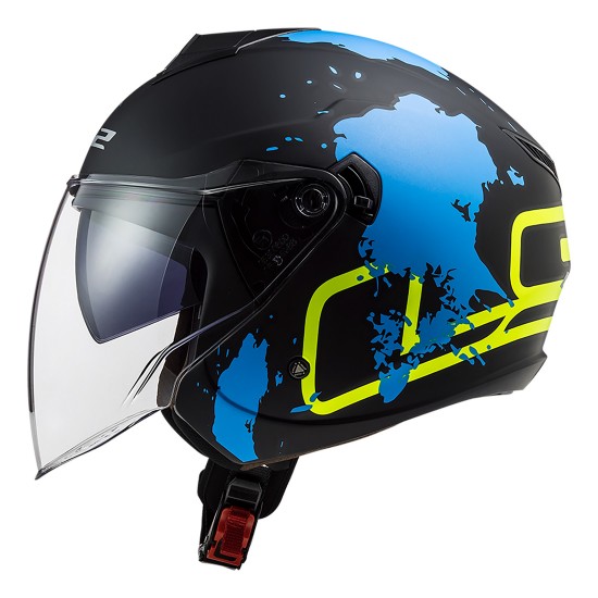 Casco jet LS2 OF573 TWISTER II Xover Matt Black Blue - Micasco.es Casco jet LS2 OF573 TWISTER II Xover Matt Black Blue - Micasco.es - Tu tienda de cascos de moto