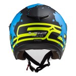 Casco jet LS2 OF573 TWISTER II Xover Matt Black Blue - Micasco.es Casco jet LS2 OF573 TWISTER II Xover Matt Black Blue - Micasco.es - Tu tienda de cascos de moto