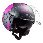 Casco jet LS2 OF573 TWISTER II Xover Matt Titanium Purple - Micasco.es Casco jet LS2 OF573 TWISTER II Xover Matt Titanium Purple - Micasco.es - Tu tienda de cascos de moto