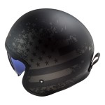 Casco jet LS2 Helmets OF599 SPITFIRE Black Flag Matt Black Titanium - Micasco.es - Tu tienda de cascos de moto