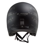 Casco jet LS2 Helmets OF599 SPITFIRE Black Flag Matt Black Titanium - Micasco.es - Tu tienda de cascos de moto