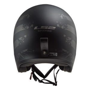 Casco jet LS2 Helmets OF599 SPITFIRE Black Flag Matt Black Titanium - Micasco.es Casco jet LS2 Helmets OF599 SPITFIRE Black Flag Matt Black Titanium - Micasco.es - Tu tienda de cascos de moto