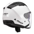 Casco jet LS2 OF600 Copter Solid White
