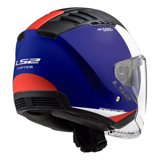 Casco jet LS2 OF600 Copter Urbane Matt Blue Red - Micasco.es Casco jet LS2 OF600 Copter Urbane Matt Blue Red - Micasco.es - Tu tienda de cascos de moto