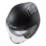 Casco jet LS2 OF600 Copter Solid Matt Black - Micasco.es - Tu tienda de cascos de moto