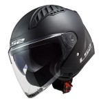 Casco jet LS2 OF600 Copter Solid Matt Black - Micasco.es - Tu tienda de cascos de moto