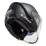Casco jet LS2 OF600 Copter Solid Matt Black - Micasco.es - Tu tienda de cascos de moto