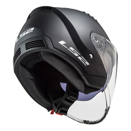 Casco jet LS2 OF600 Copter Solid Matt Black - Micasco.es - Tu tienda de cascos de moto