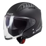 Casco jet LS2 OF600 Copter Solid Matt Black - Micasco.es - Tu tienda de cascos de moto